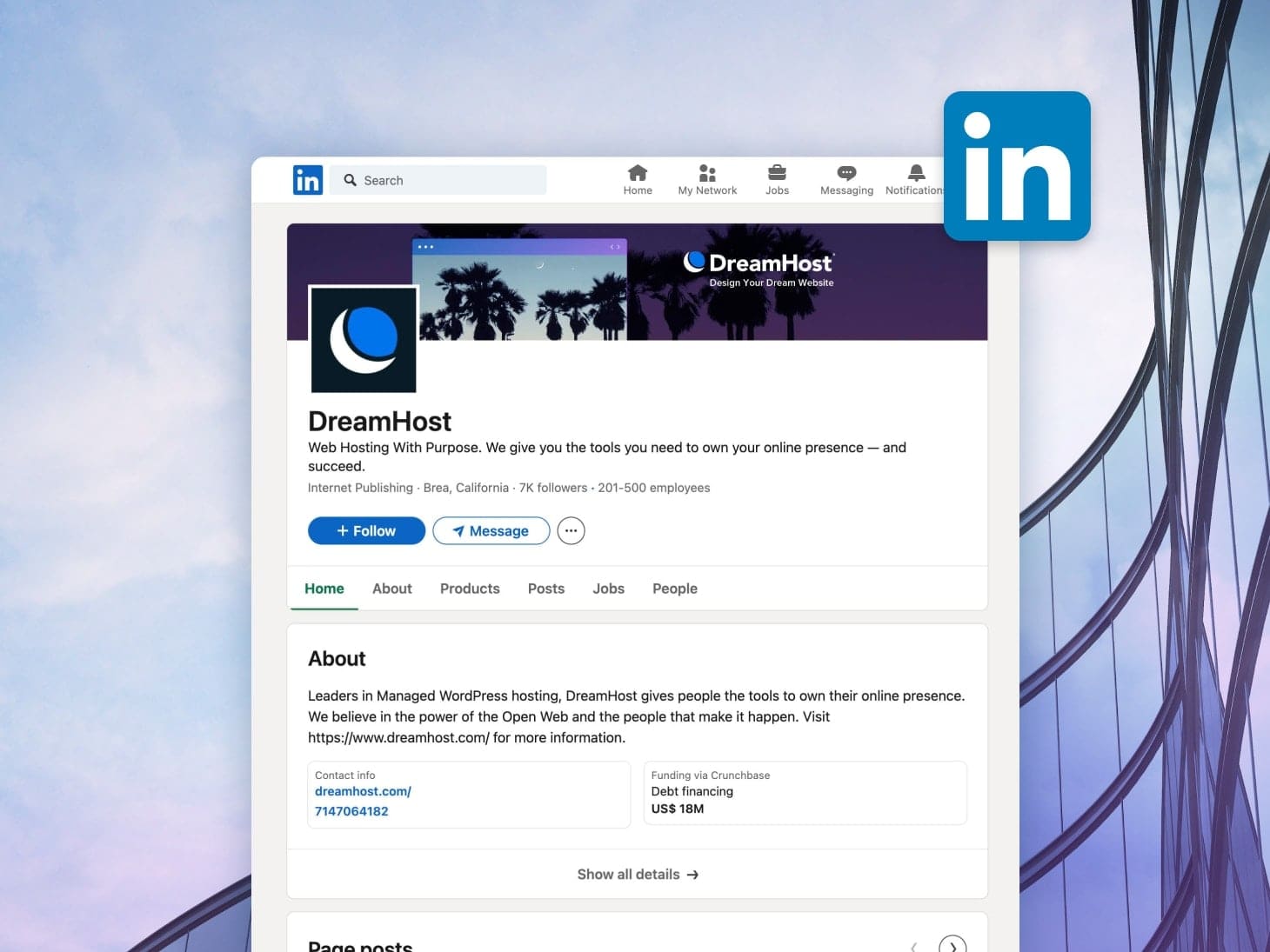 Company Page LinkedIn